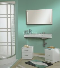 Раковина - столешнца AQUATON Отель1000, белая (1A70083NOT01R)