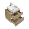 Тумба под раковину Aquaton Либерти 60, 2 ящика, дуб эльвезия (1A279401LYC70)