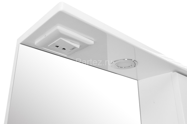 Зеркало-шкаф Loranto Karina 60 600х745х170 подвесной, с подсветкой, правосторонний, белый (CS0008650