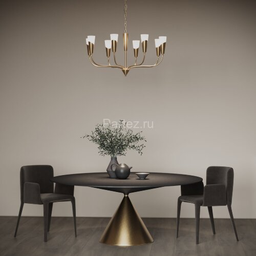 Подвесная люстра Eurosvet 60167/8 латунь