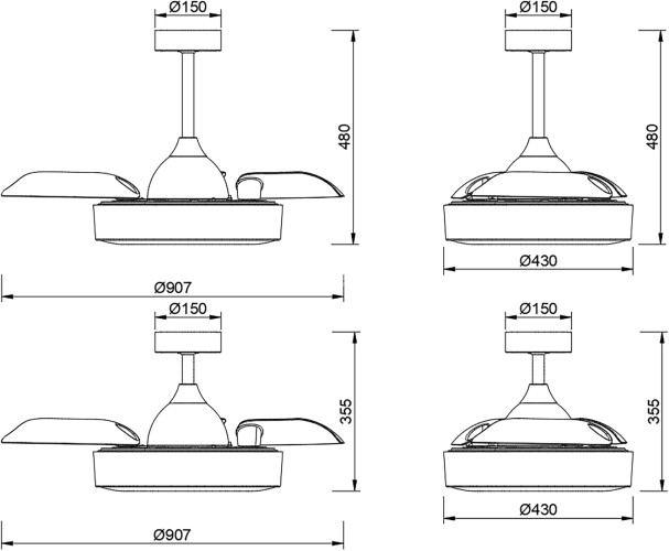 Потолочная люстра Mantra 8220