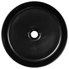 Раковина-чаша Creo Ceramique 400х400х120 накладная, круглая, керамика, черный матовый (PU3100MBK)