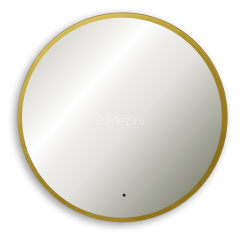 Зеркало Azario Monaco-GOLD d770 бесконтактный сенсор, золотая рамка (LED-00002766)