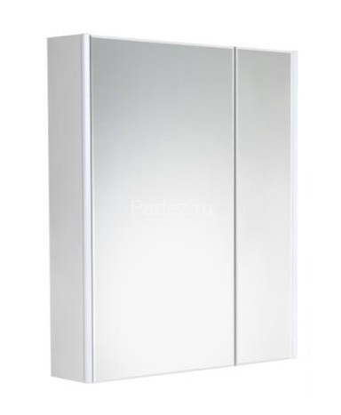 UP Шкаф зеркальный 700 мм, белый глянец