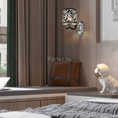 Бра Arte Milano 304957/1W Bk/Ni