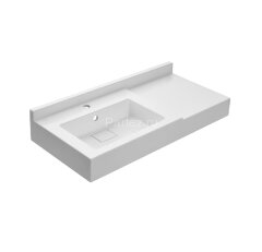 Раковина - столешница AQUATON Сакура 1000, белая (1A71973KSK010)