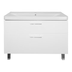 Комплект тумба Azario Ника 100 Н 1000х470х860 напольная, с раковиной Monte 100, белый (CS00089955)