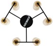 Потолочная люстра Arte Lamp A7027PL-6BK