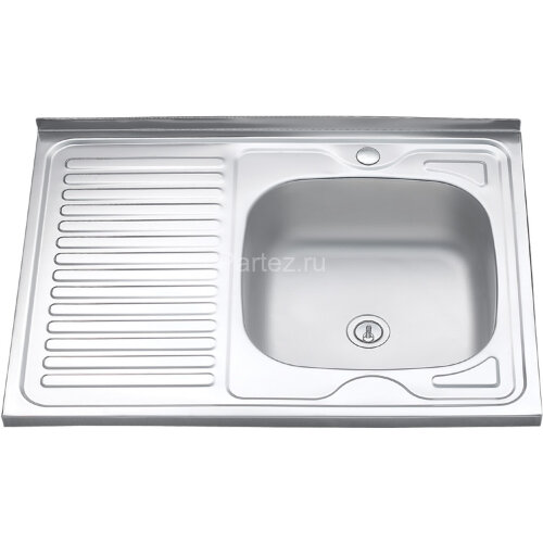 Мойка 8060 R MELANA 0,4/160 накладная прямоугольная (072 t R*20)