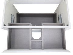 Комплект тумба Azario Velluto 80 800х450х660 подвесная, с раковиной Slim 80, белый матовый (CS000886