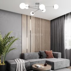 Потолочная люстра Eurosvet 30181/6 хром