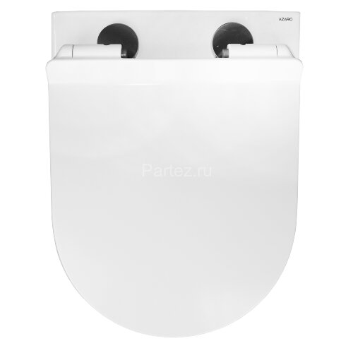 Унитаз подвесной AZARIO FRETTA ROUND 485x360x365 безободковый с сиденьем микролифт (AZ-2617E)