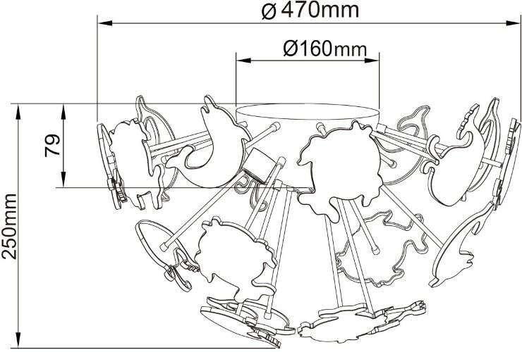 Потолочная люстра MW-Light 365014605