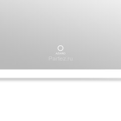 Зеркало AZARIO Havana 1000х700 с подсветкой, сенсорный выключатель с функцией диммера, алюминиевая р