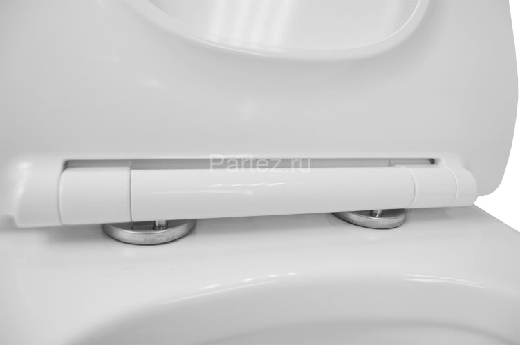 Унитаз подвесной Creo Ceramique 360х520х365 с системой смыва "Tornado", в комплекте с быстросъемным 