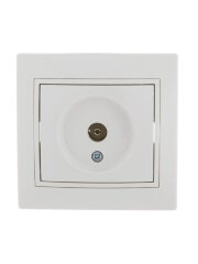 Розетка телевизионная оконечная TV СП Mira бел./бел. LEZARD 701-0202-130