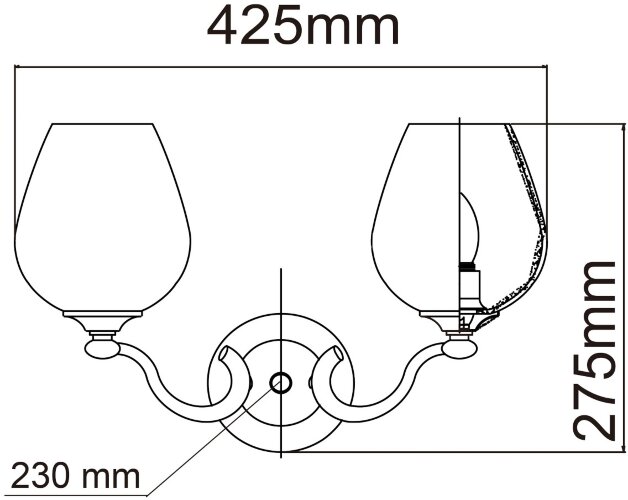 Бра Chiaro 386026602
