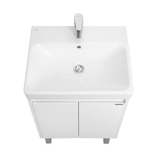 Тумба под раковину AQUATON Сканди 55 Doors универсальная, белый (1A278801SD010)