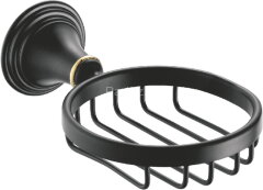 Мыльница Fixsen Luksor, Черный (FX-71609B)