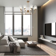 Потолочная люстра Eurosvet 70217/8 латунь