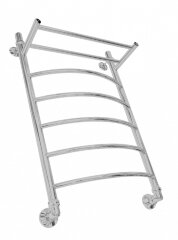 Полотенцесушитель водяной ДВИН FR лесенка 80/50 с полкой, полированный (4627086039494)