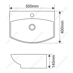 Раковина MELANA MLN-78014C
