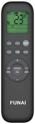 Инверторная сплит-система FUNAI SHOGUN Inverter 2024 RAC-I-SG30HP.D02 (комплект)