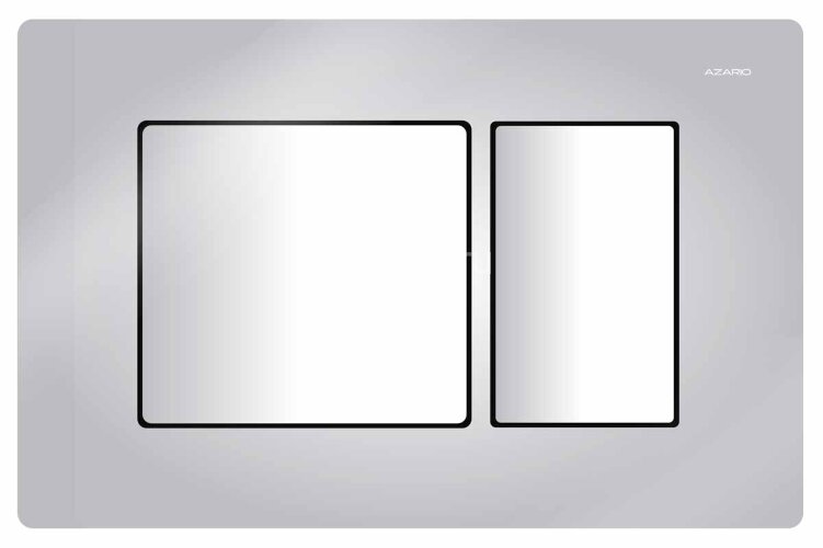 Сет AZARIO инсталляция с панелью смыва + унитаз Nova с сиденьем микролифт+клавиша-0031, хром глянцев