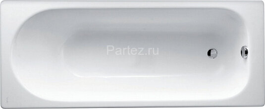 Ванна чугунная Jacob Delafon SOISSONS 150x70 без антискользящего покрытия, без отверстий для ручек, 