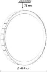 Настенно-потолочный светильник Sonex 7696/EL