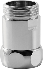 Соединение для полотенцесушителя Маргроид, прямое, г/ш, нержавеющая сталь, хром (CПг/г3/4&quot;х1/2&quot;)