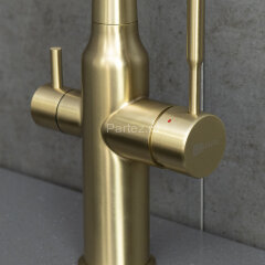 Смеситель Lemark Expert LM5083LGN-Black для кухни c гибким изливом, с подключением к фильтру с питье