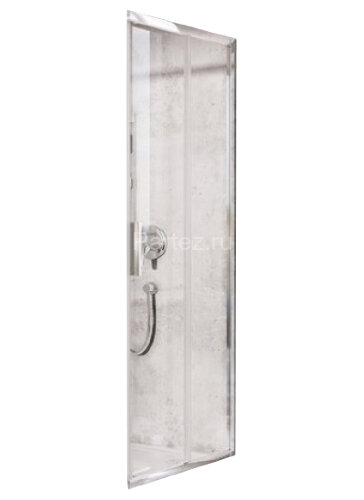 Неподвижная душевая стенка Ravak Blix Slim BLSPS-80, профиль хром, стекло прозрачное