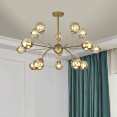 Потолочная люстра Eurosvet 30180 матовое золото