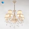 Подвесная люстра Eurosvet 10054/5 белый с золотом