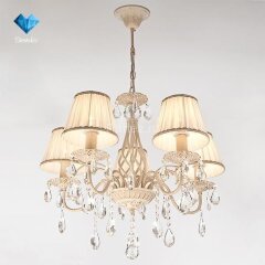 Подвесная люстра Eurosvet 10054/5 белый с золотом