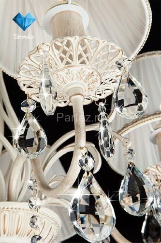 Подвесная люстра Eurosvet 10054/5 белый с золотом