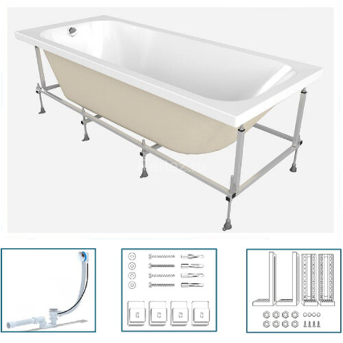 Монтажный комплект для ванны Santek Ламма 170х70 белый (1WH501749)