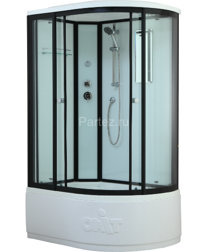 Timo Standart T-6620 Black L душевая кабина (120*85*220), шт