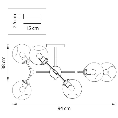 Потолочная люстра Lightstar 785067