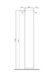 Пенал напольный AQUATON ЛОНДРИ 31 белый глянец (1A260603LH010)