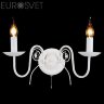 Бра Eurosvet 60018/2 белый с золотом