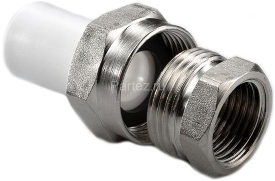 Муфта комбинированная разъемная PPR-ВР D32х1" Ekoplastik