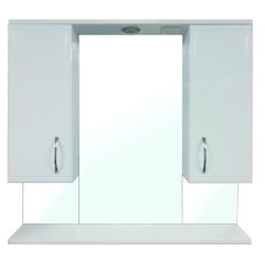 Зеркало-шкаф Loranto Best 85, 850×800×150 мм