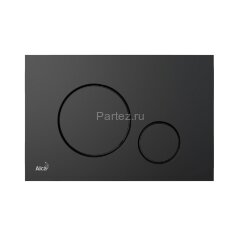 Кнопка смыва Alcadrain, черный матовый (M678)