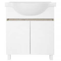 Комплект тумба Loranto Глория 70 Н 700х480х760 напольная с раковиной Teo 70, Дуб Кантри (CS00083815)