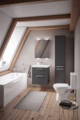 Унитаз-компакт Vitra Norm Eisberg 355х640х805, сиденье термопласт с микролифтом, белый (9844B099-720