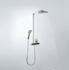 27128000 Raindance Select Raindance Select E 300 2jet Showerpipe, ½' хром