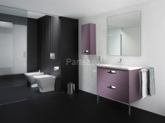 ПЭК Roca THE GAP Приставной унитаз + сидение микролифт + бачок + кнопка смыва