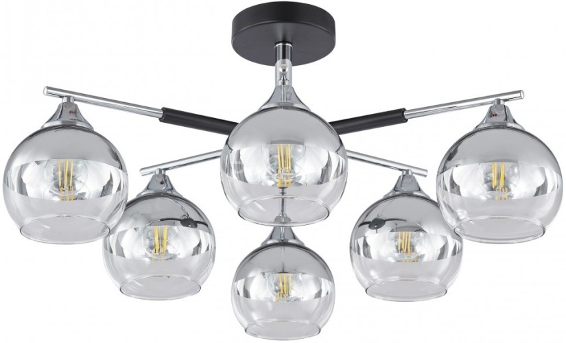 Потолочная люстра Arte Milano 339354/6 CR+BK